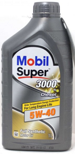 MOBIL SUPER 3000 X1 5w40 DIESEL 1л синтетика, масло моторное